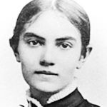 Porträtt Karin Larsson. Tåg i Bergslagens tåg 3223 är döpt efter Karin Larsson